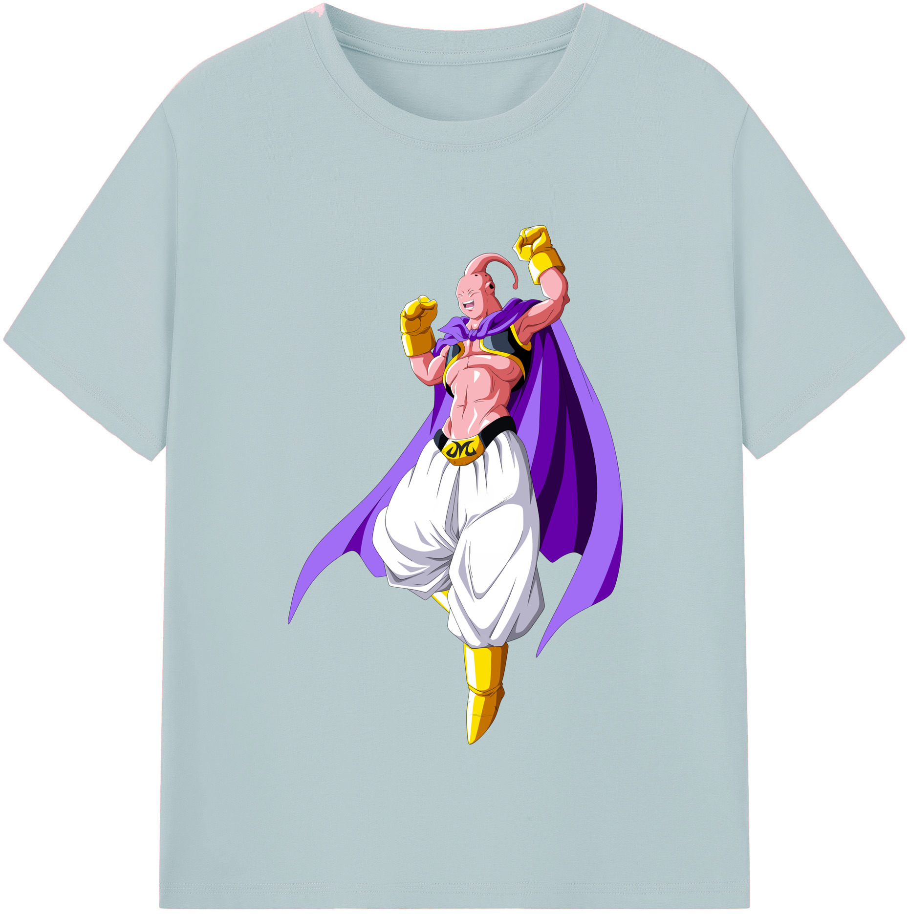 （画像用） ドラゴンボール 魔人ブウ DRAGON BALL Majin Buu 綿100％半袖Tシャツ（フロントプリント）